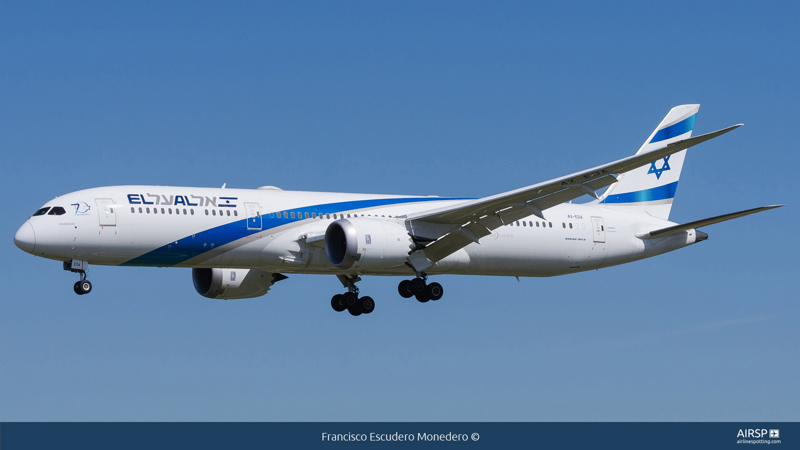 El Al Israel Airlines  Boeing 787-9  4X-EDA