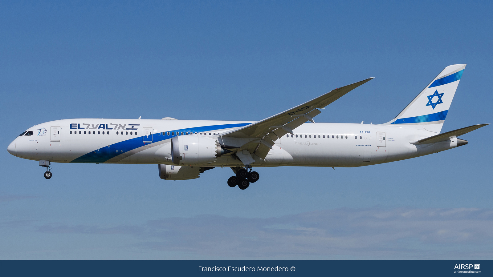 El Al Israel Airlines  Boeing 787-9  4X-EDA