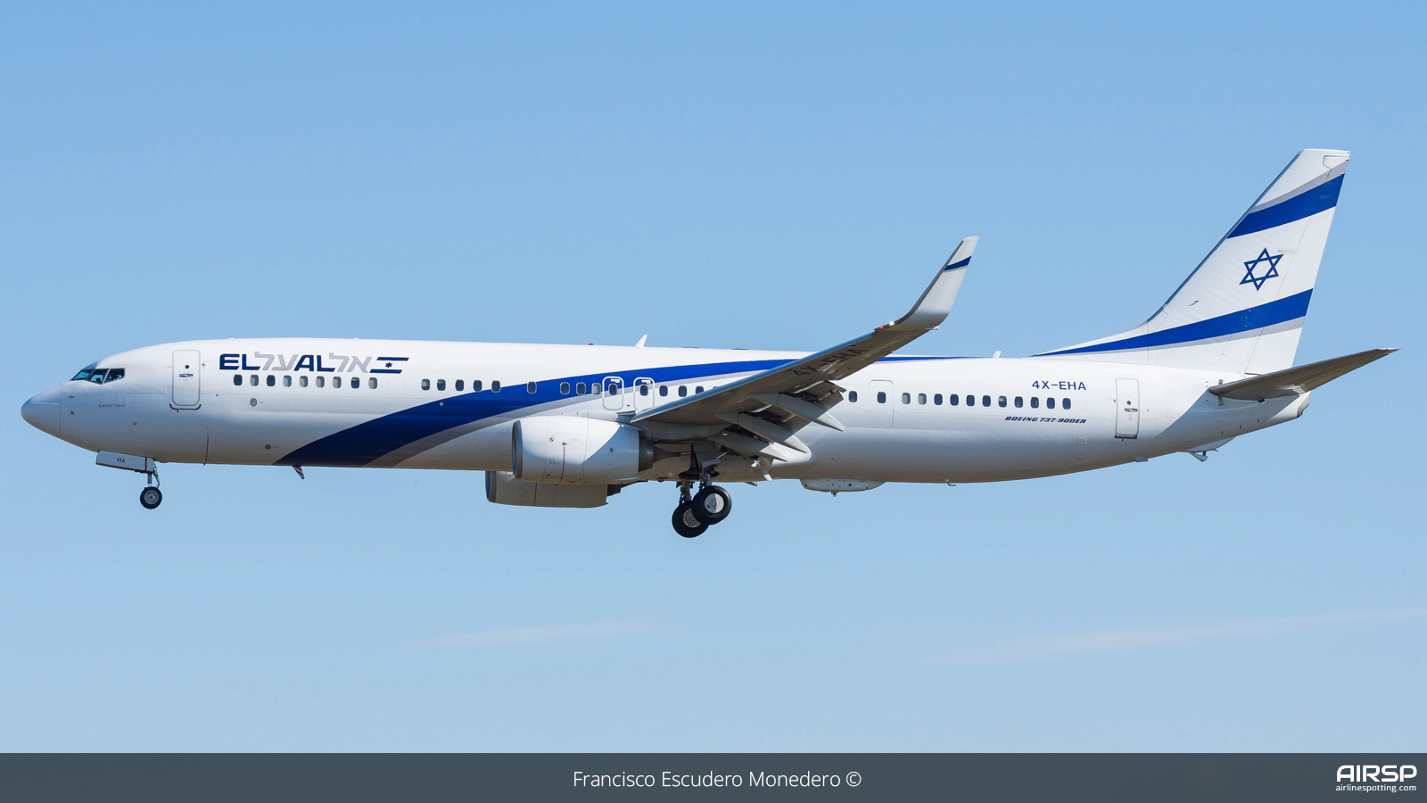El Al Israel Airlines  Boeing 737-900  4X-EHA