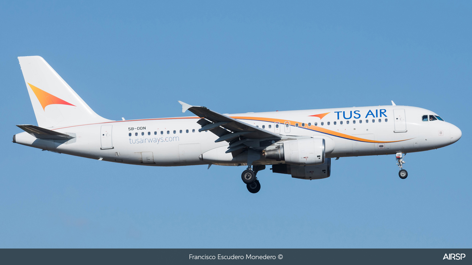 Tus Air  Airbus A320  5B-DDN