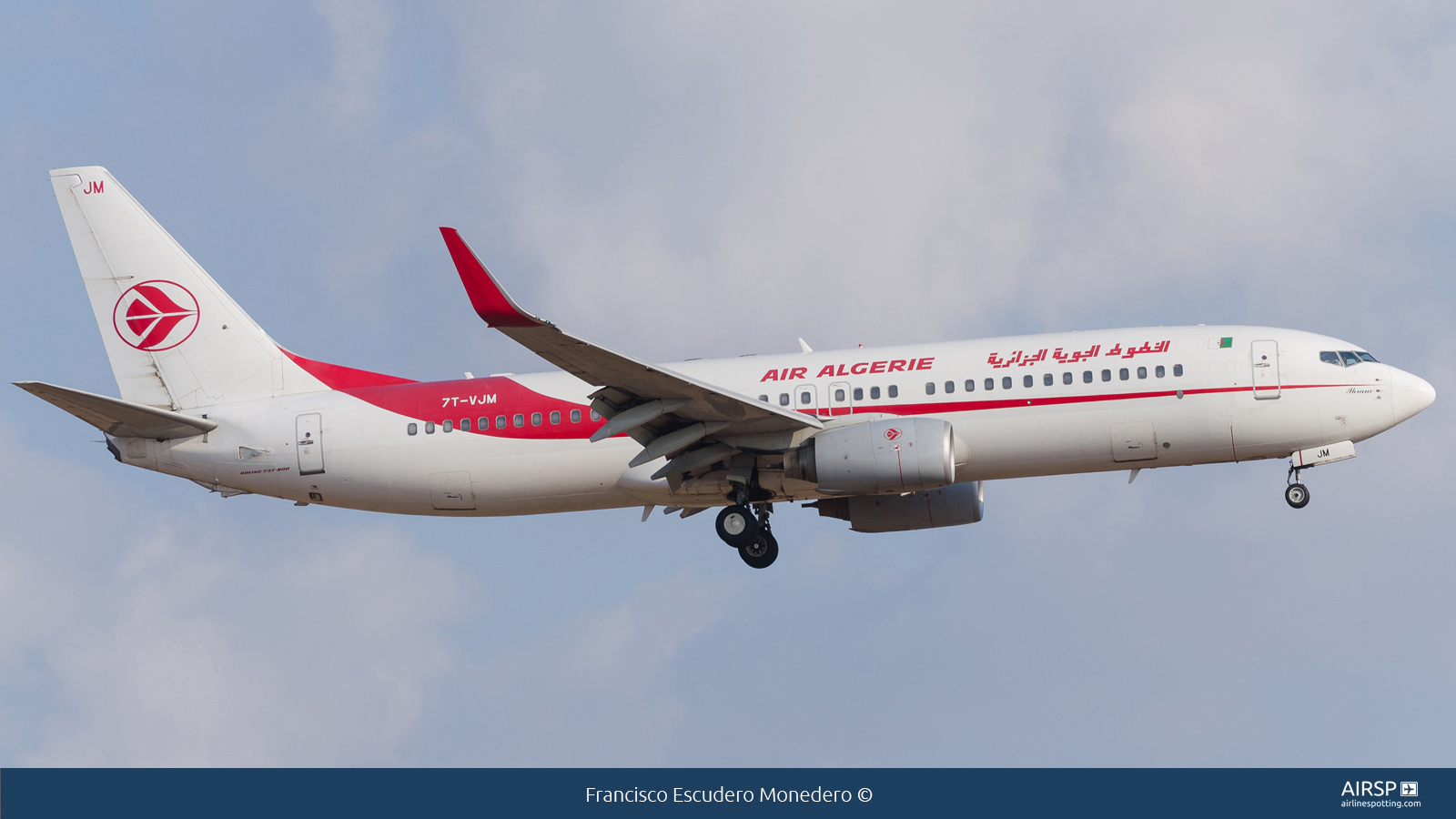 Air Algerie  Boeing 737-800  7T-VJM