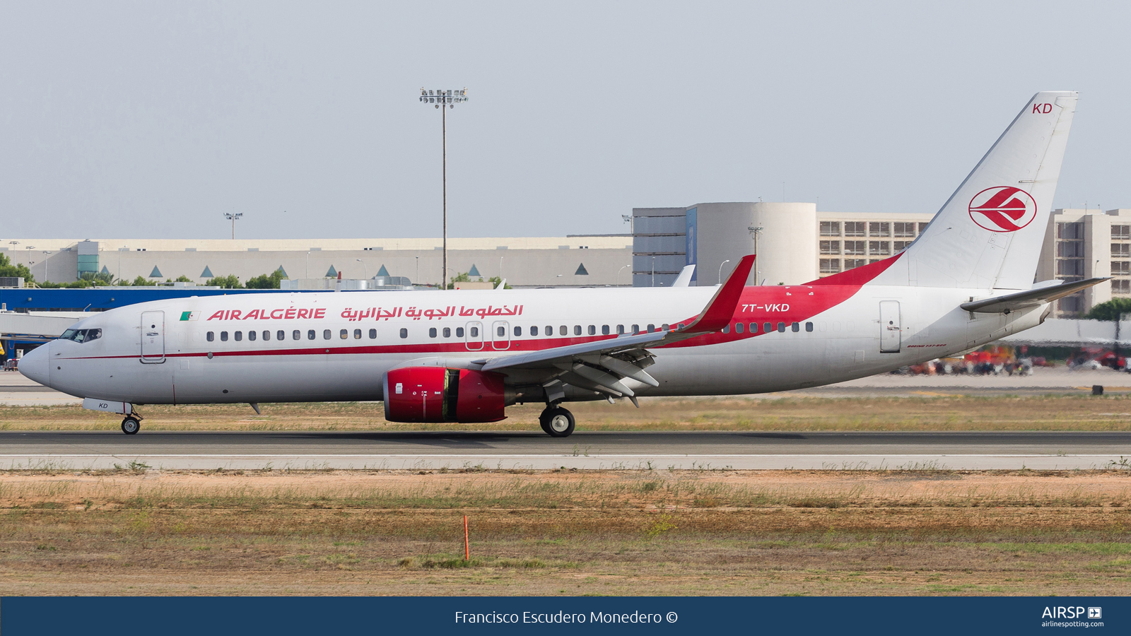 Air Algerie  Boeing 737-800  7T-VKD