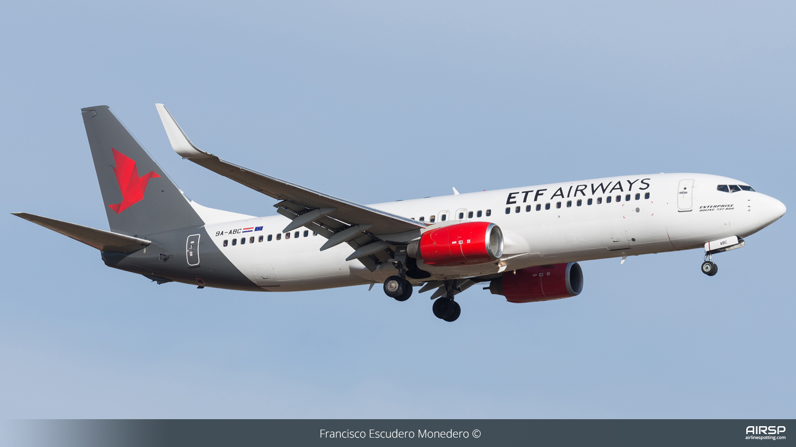 ETF Airways  Boeing 737-800  9A-ABC