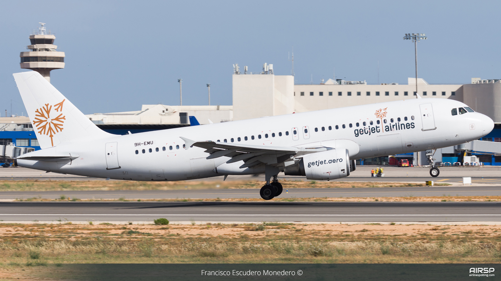Getjet Airlines  Airbus A320  9H-EMU