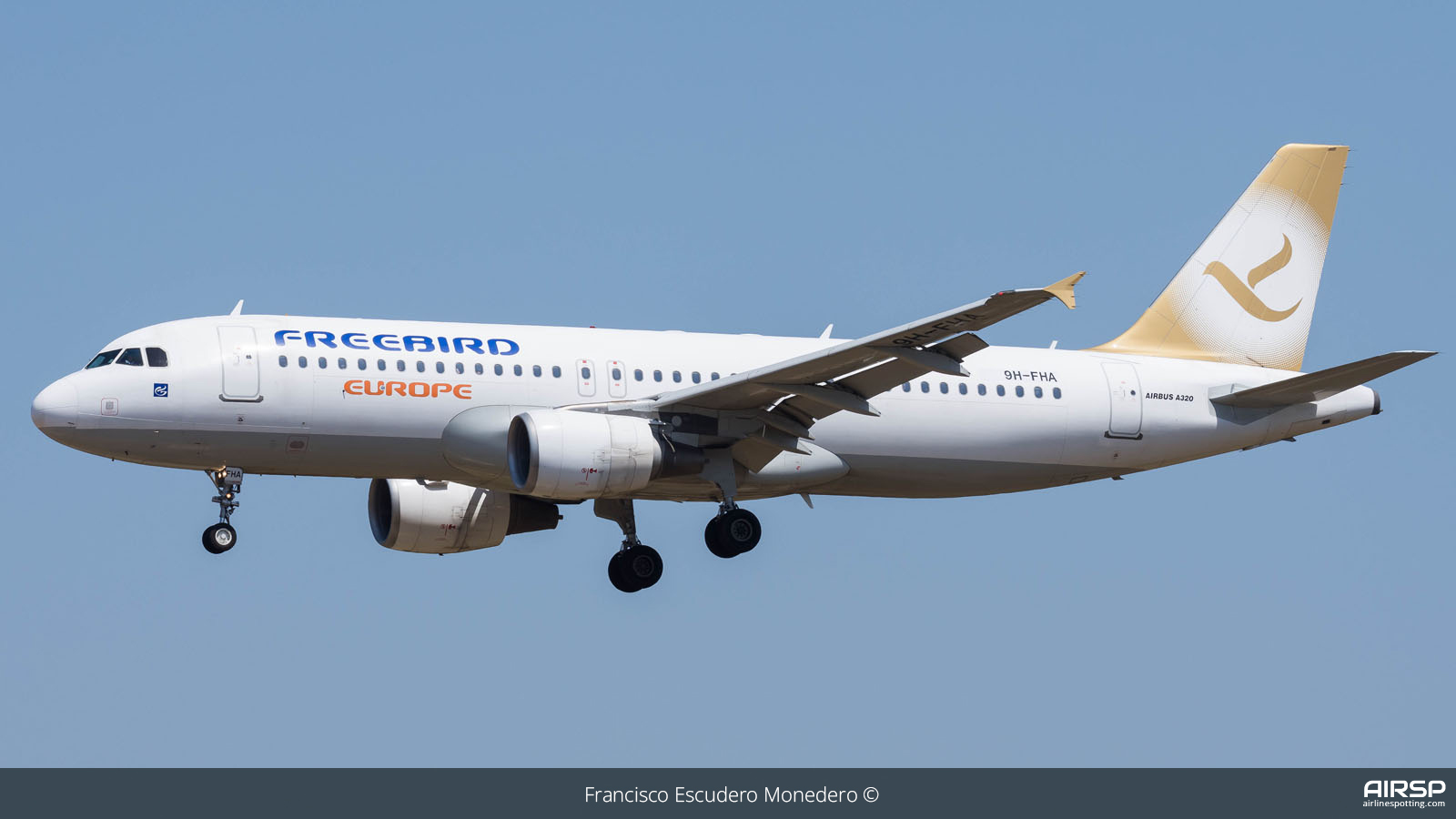 Freebird Europe  Airbus A320  9H-FHA