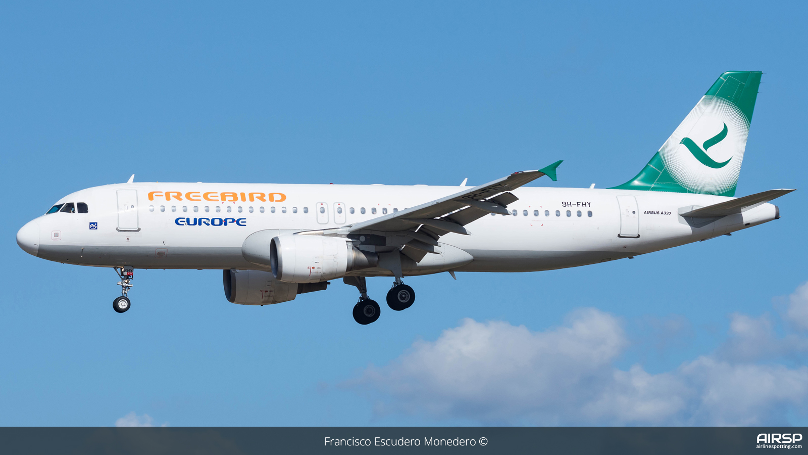 Freebird Europe  Airbus A320  9H-FHY