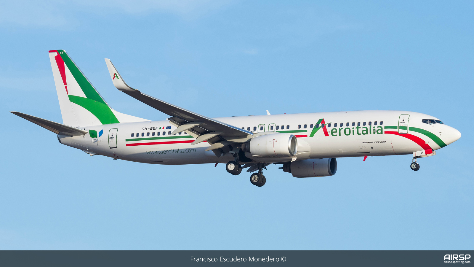 Aeroitalia  Boeing 737-800  9H-GEF