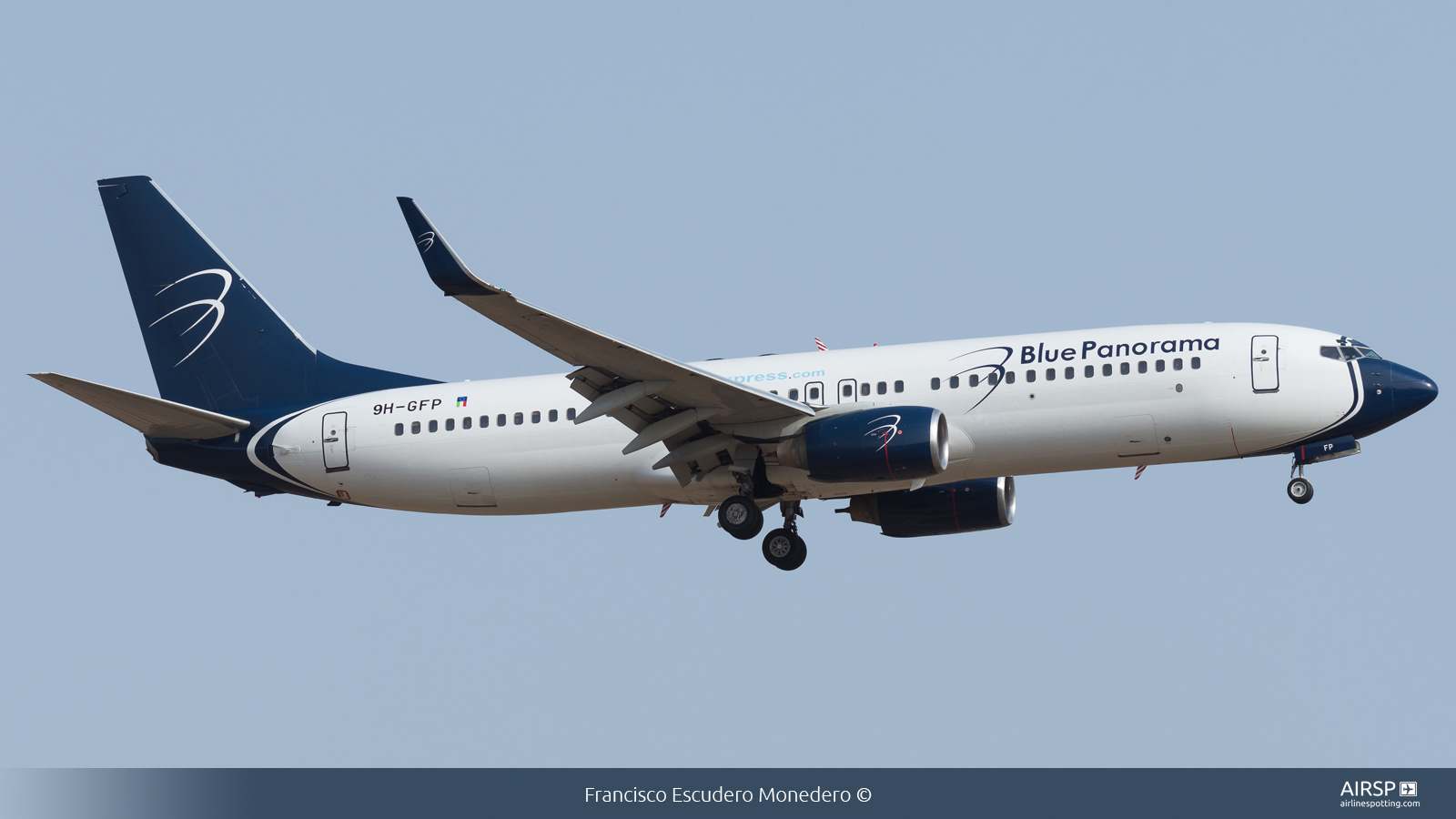 Blue Panorama Airlines  Boeing 737-800  9H-GFP