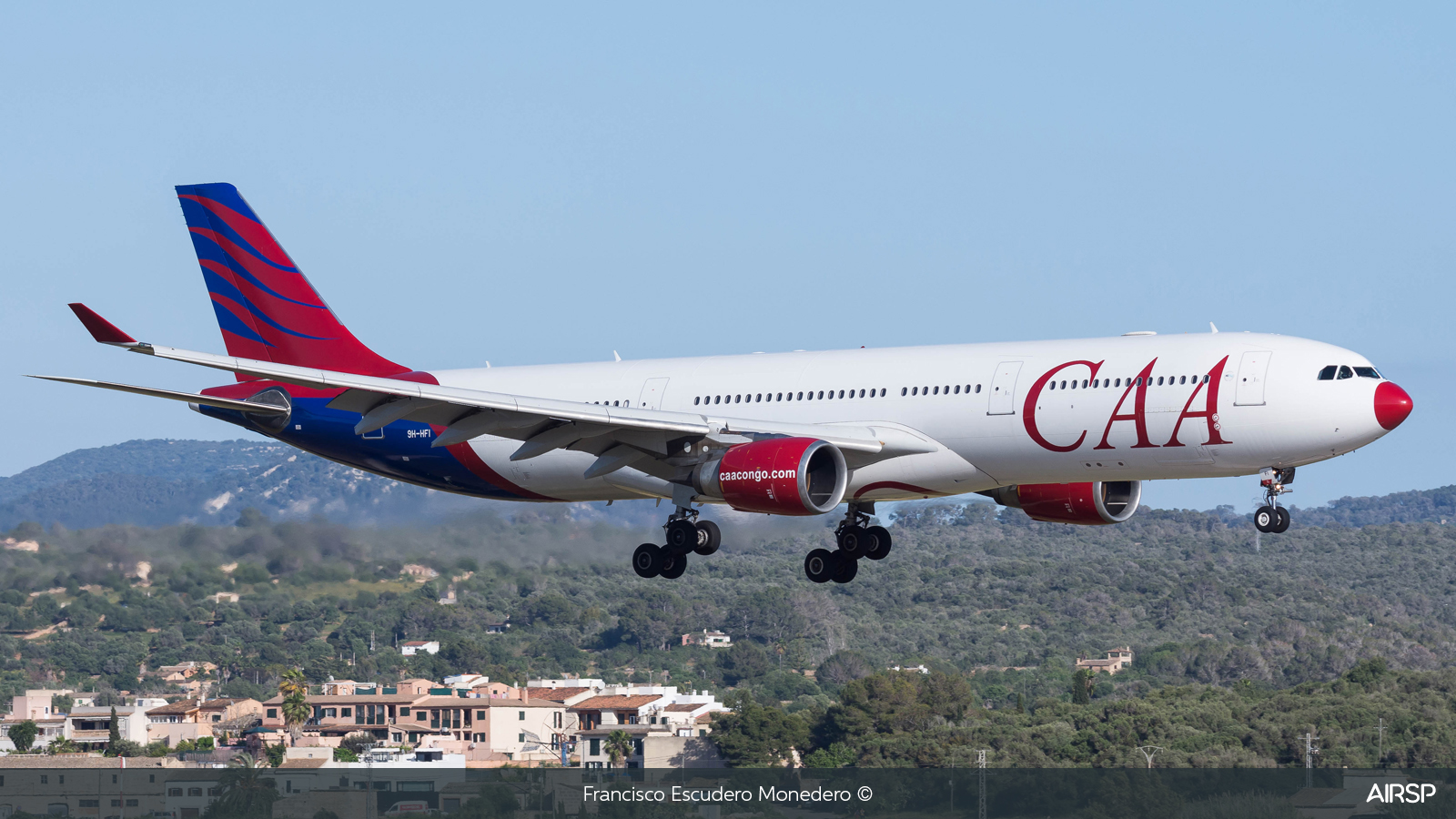 CAA Compagnie Africaine Aviation  Airbus A330-300  9H-HFI