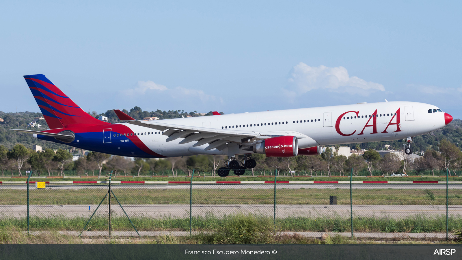 CAA Compagnie Africaine Aviation  Airbus A330-300  9H-HFI