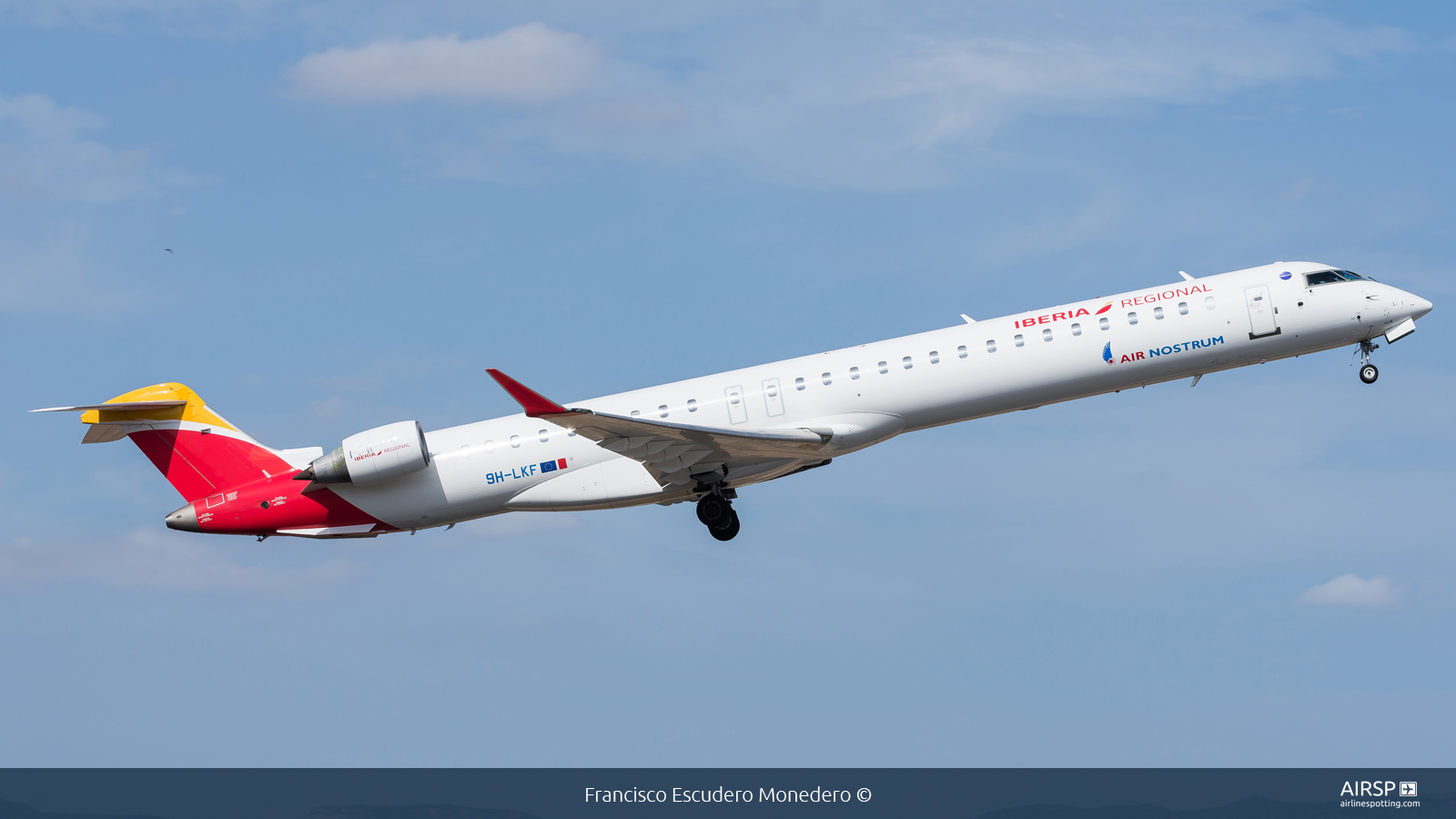 Air Nostrum Iberia Regional  Mitsubishi CRJ-1000  9H-LKF