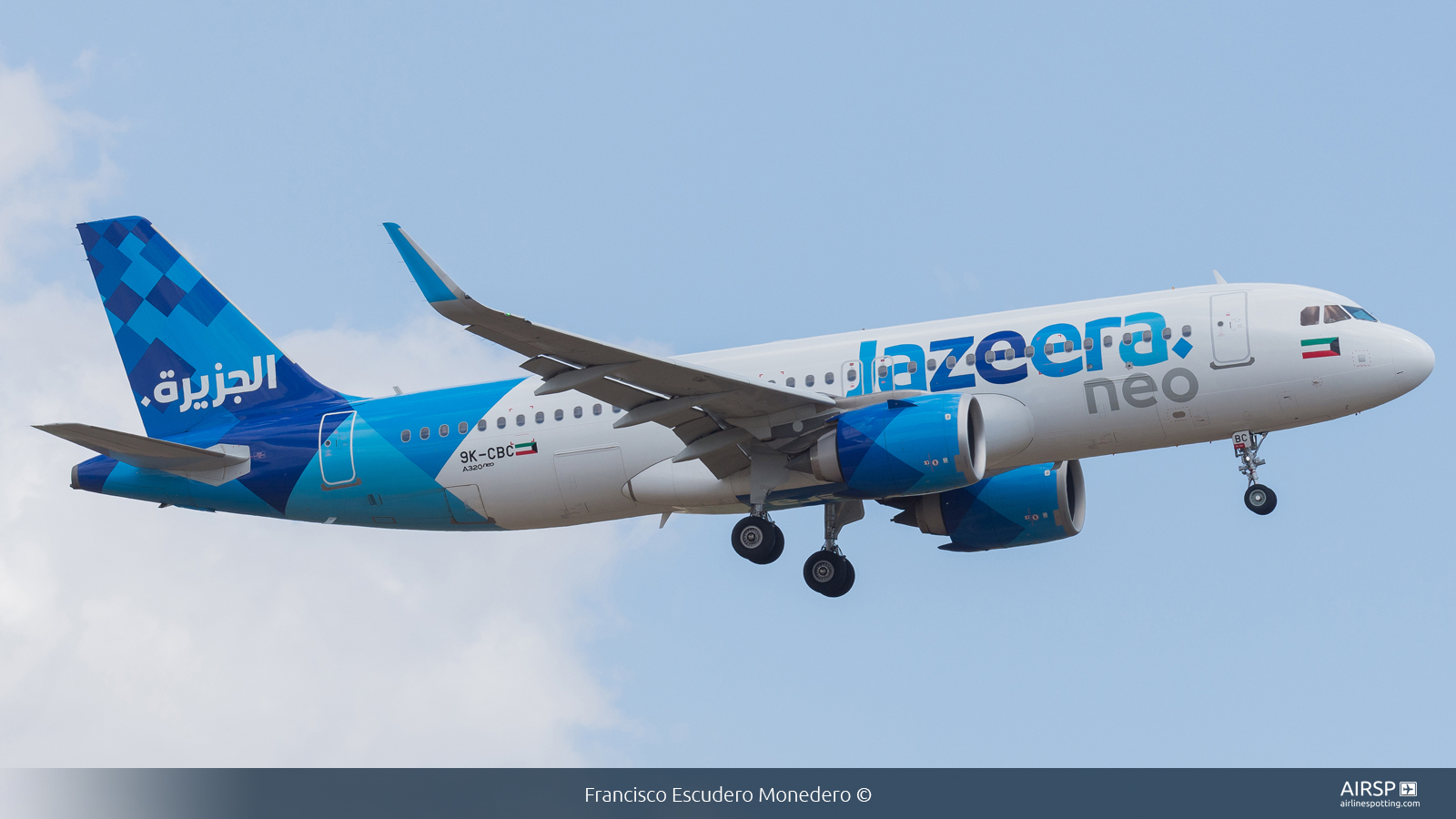 Jazeera Airways  Airbus A320neo  9K-CBC