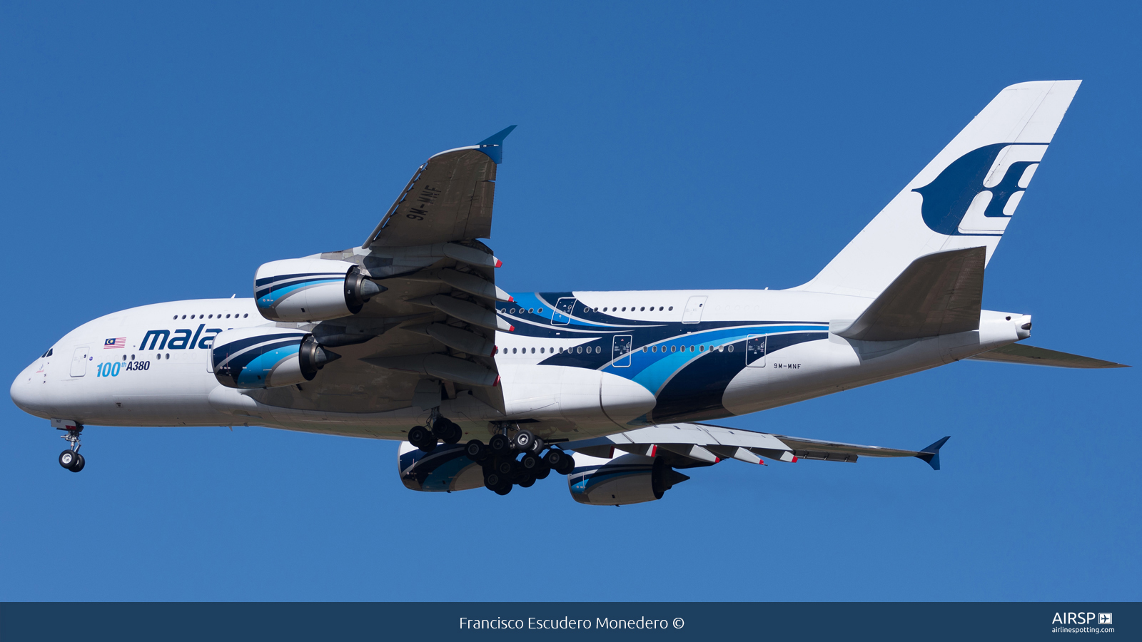 Malaysia Airlines  Airbus A380-800  9M-MNF