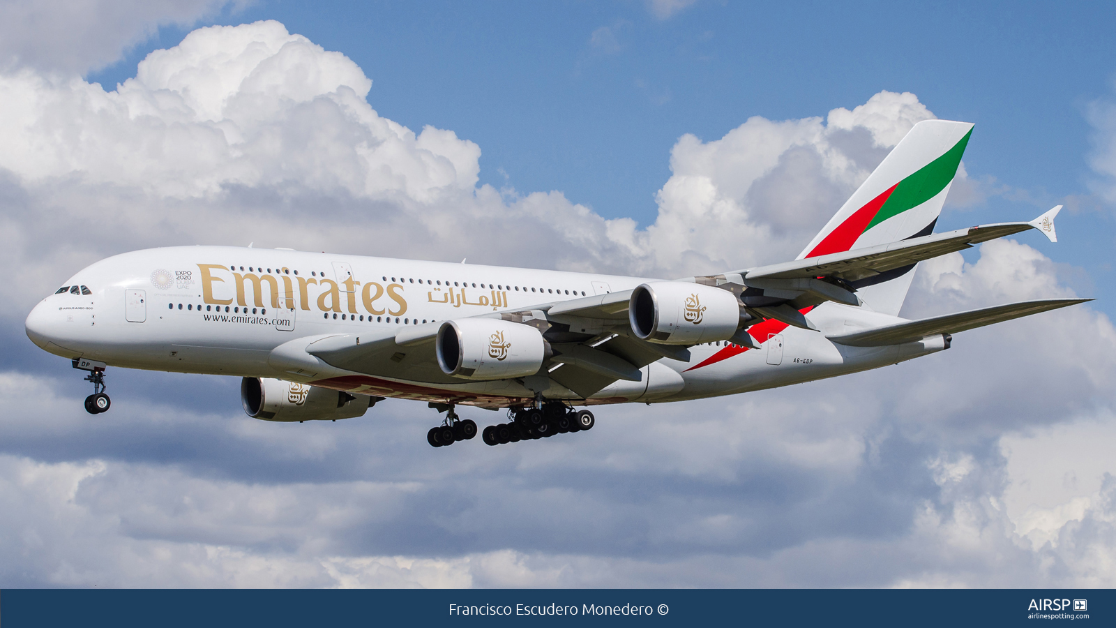 Emirates  Airbus A380-800  A6-EDP