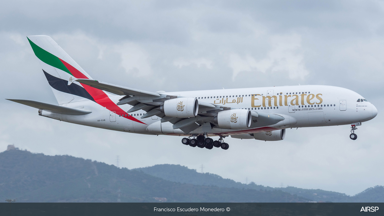 Emirates  Airbus A380-800  A6-EUB