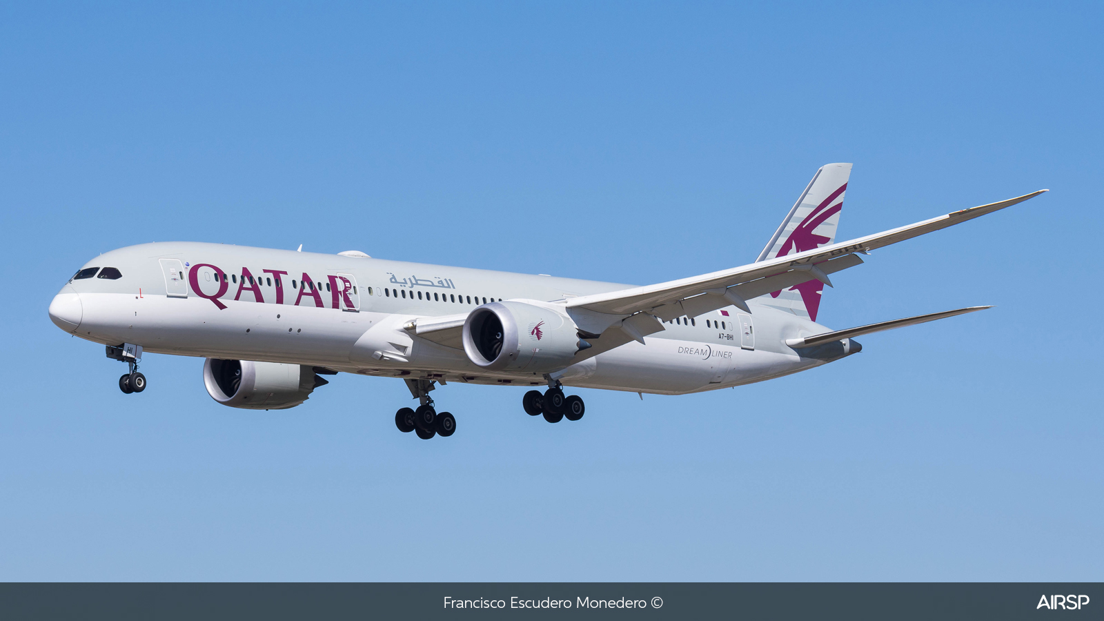Qatar Airways  Boeing 787-9  A7-BHI