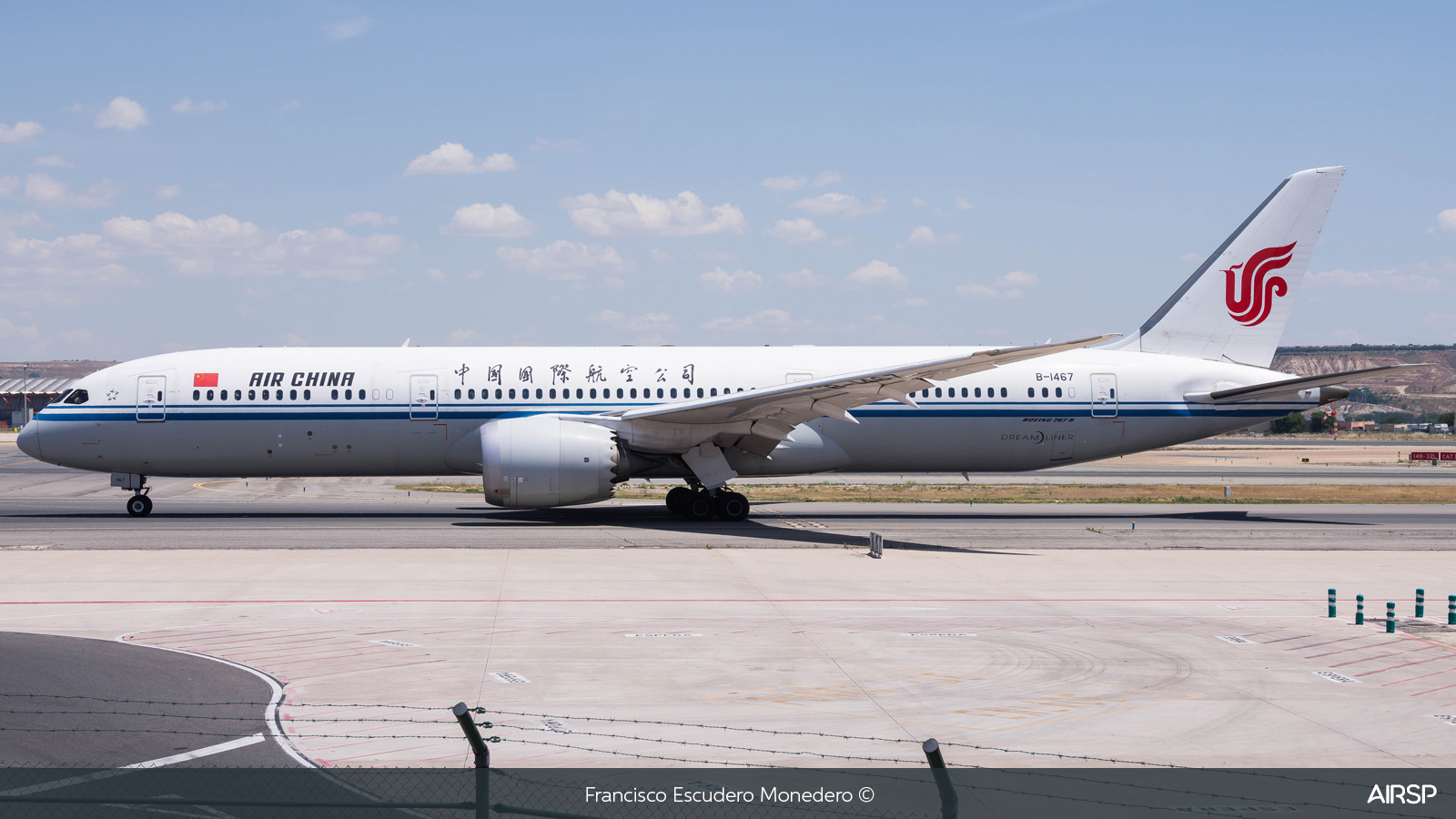Air China  Boeing 787-9  B-1467