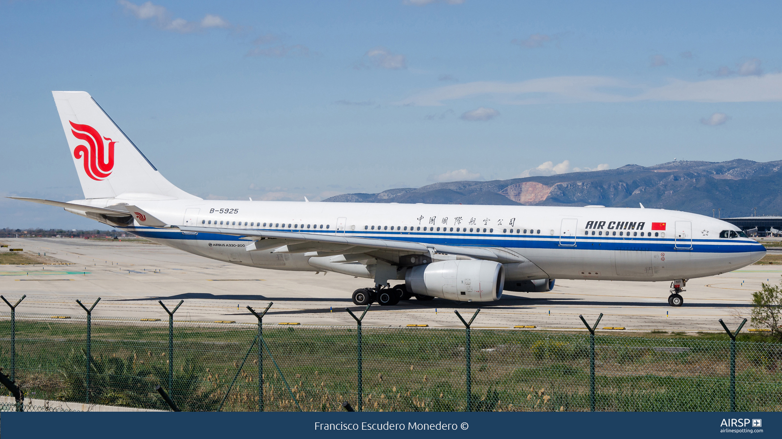 Air China  Airbus A330-200  B-5925