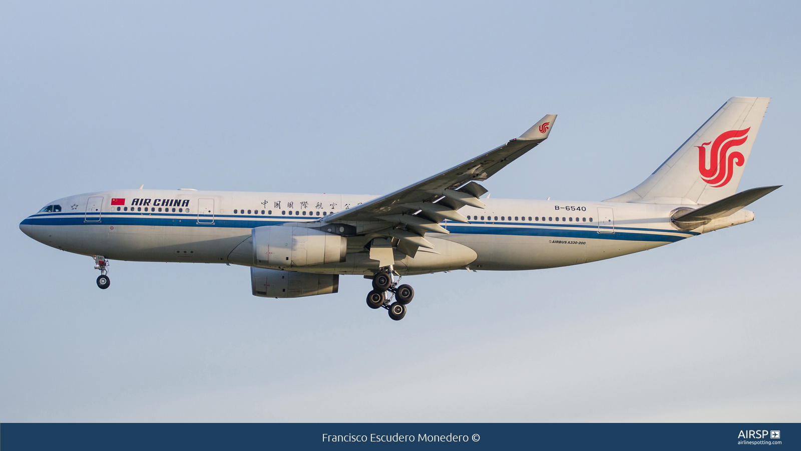 Air China  Airbus A330-200  B-6540