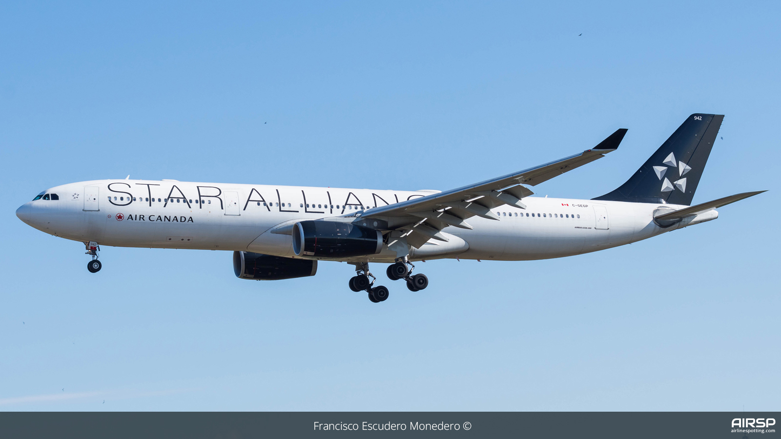 Air Canada  Airbus A330-300  C-GEGP