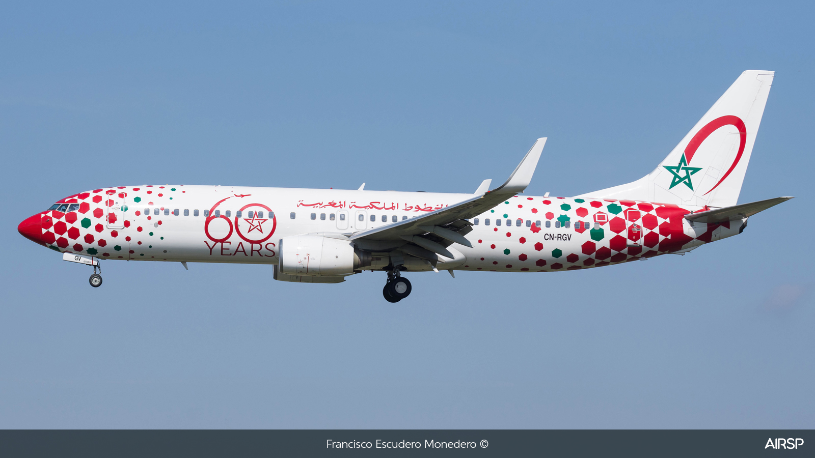 Royal Air Maroc  Boeing 737-800  CN-RGV