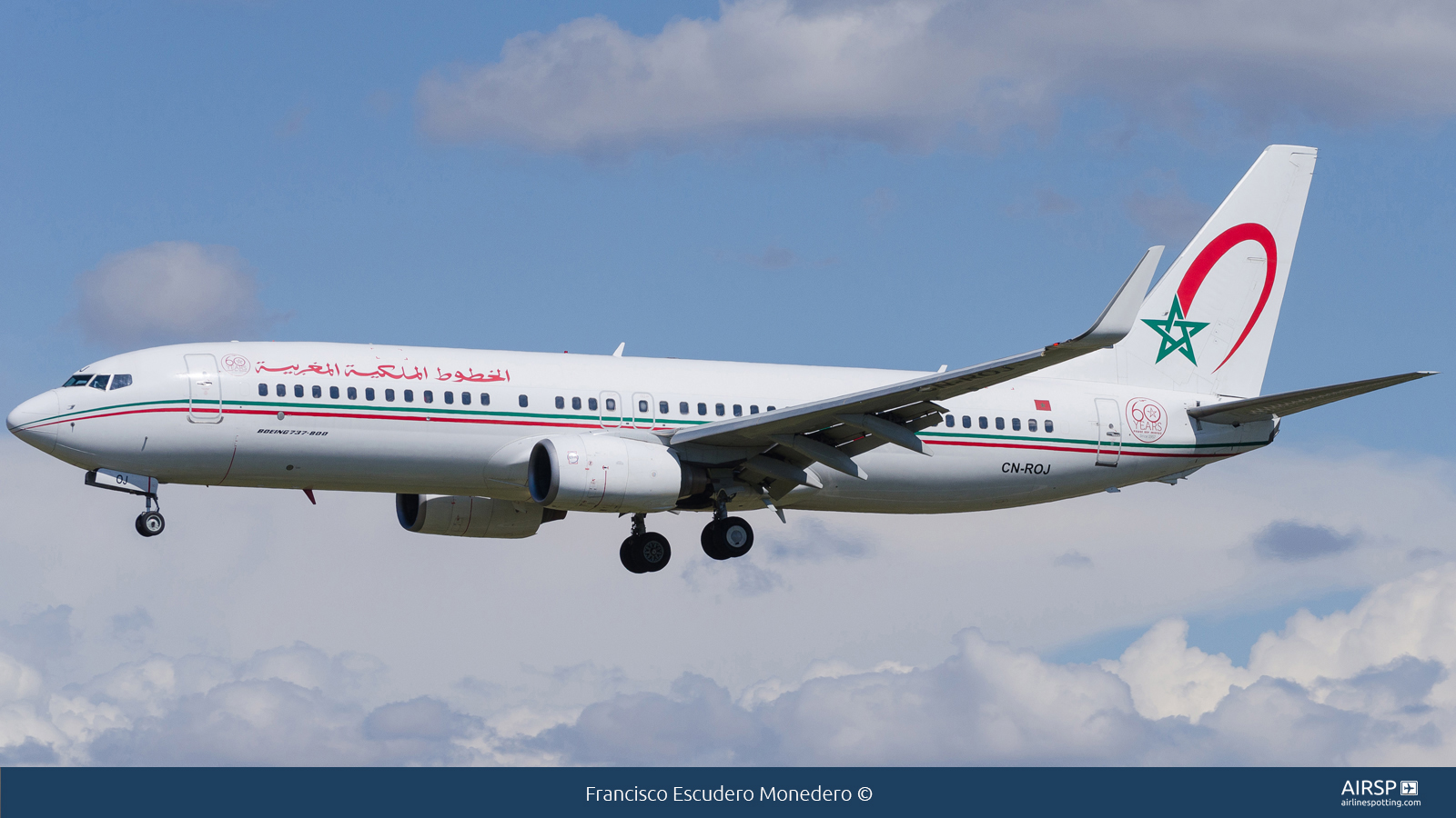 Royal Air Maroc  Boeing 737-800  CN-ROJ