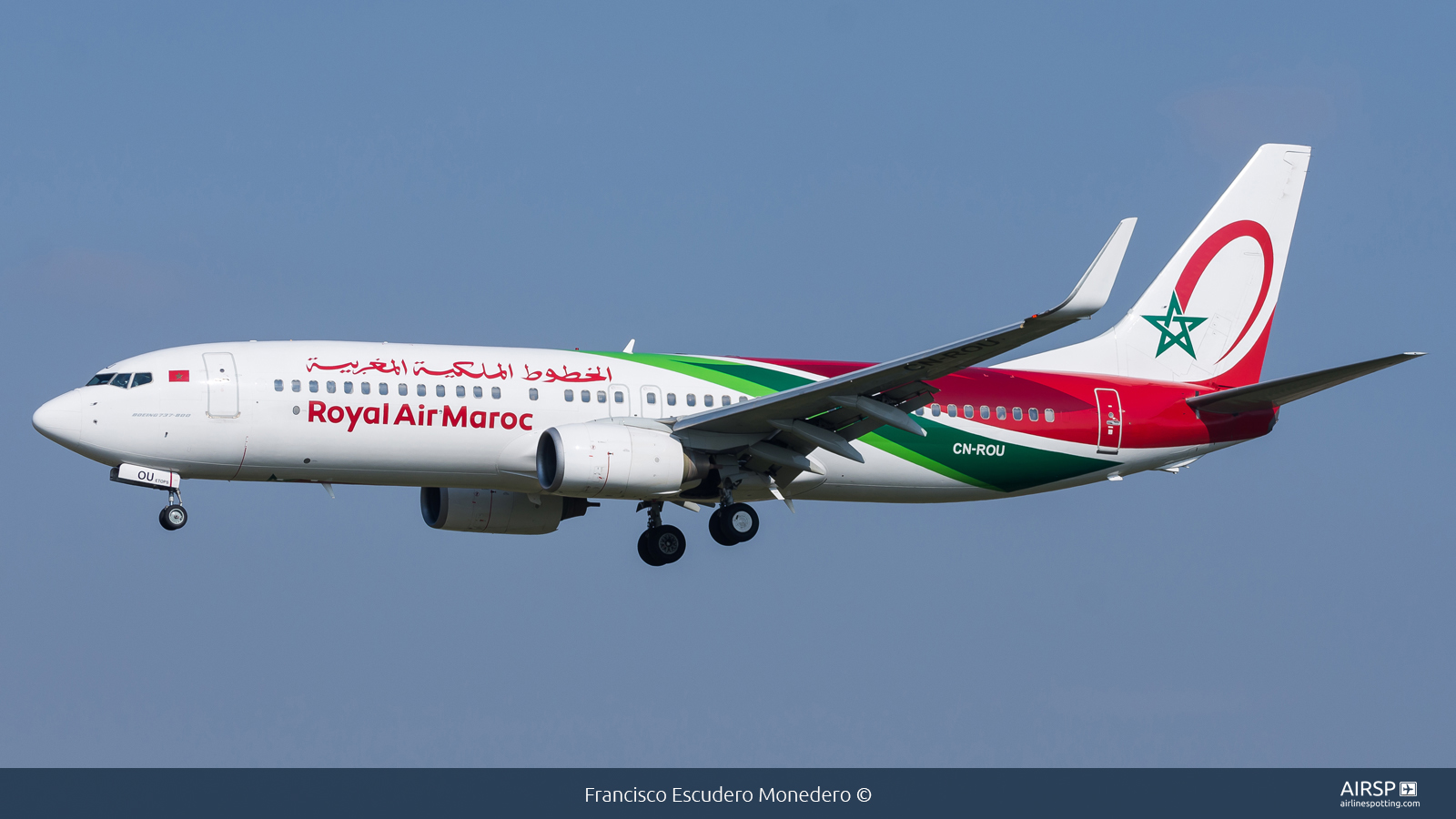 Royal Air Maroc  Boeing 737-800  CN-ROU