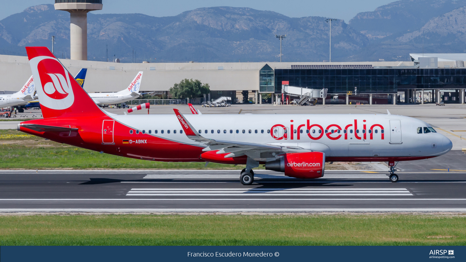 Air Berlin  Airbus A320  D-ABNX