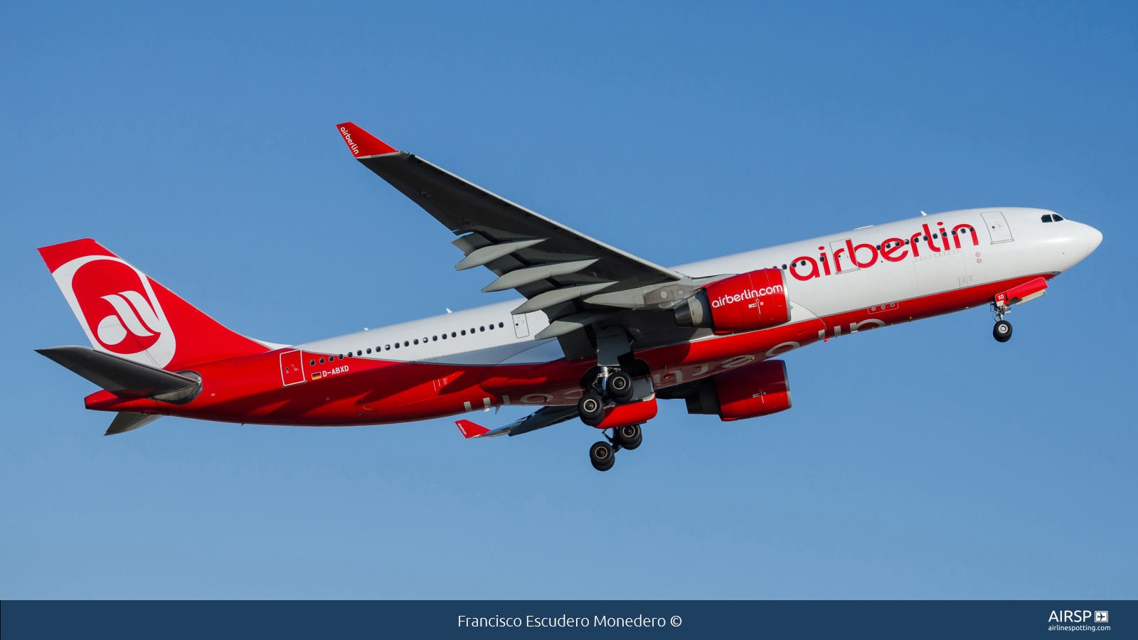Air Berlin  Airbus A330-200  D-ABXD