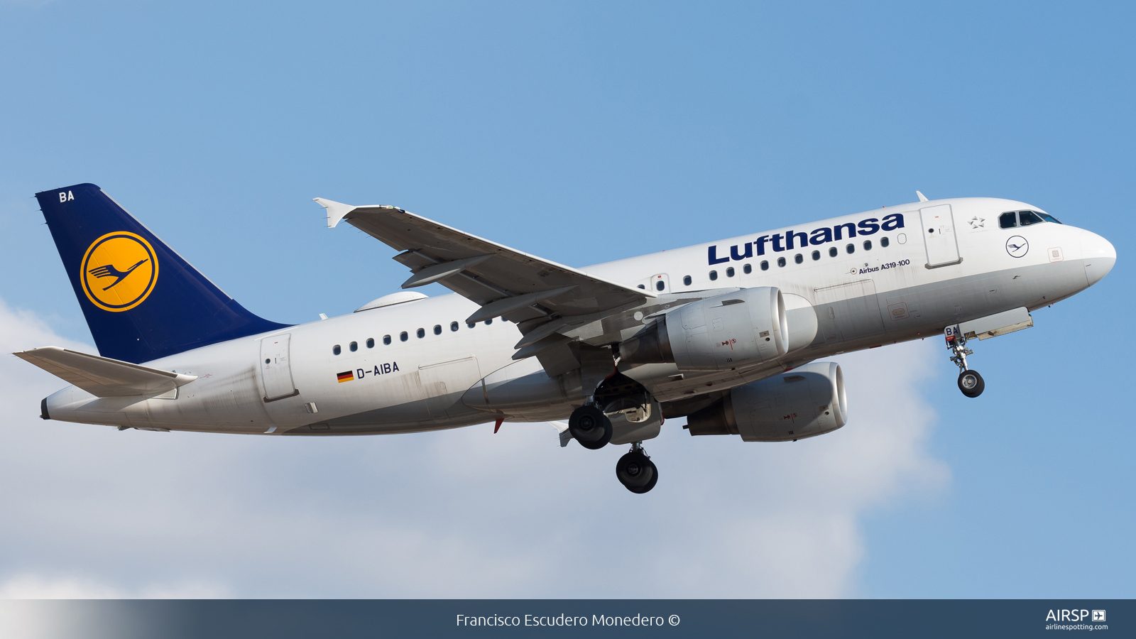 Lufthansa  Airbus A319  D-AIBA