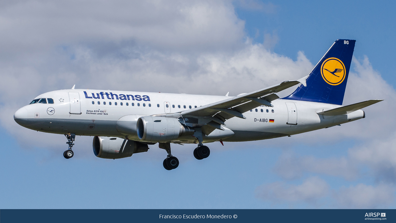 Lufthansa  Airbus A319  D-AIBG