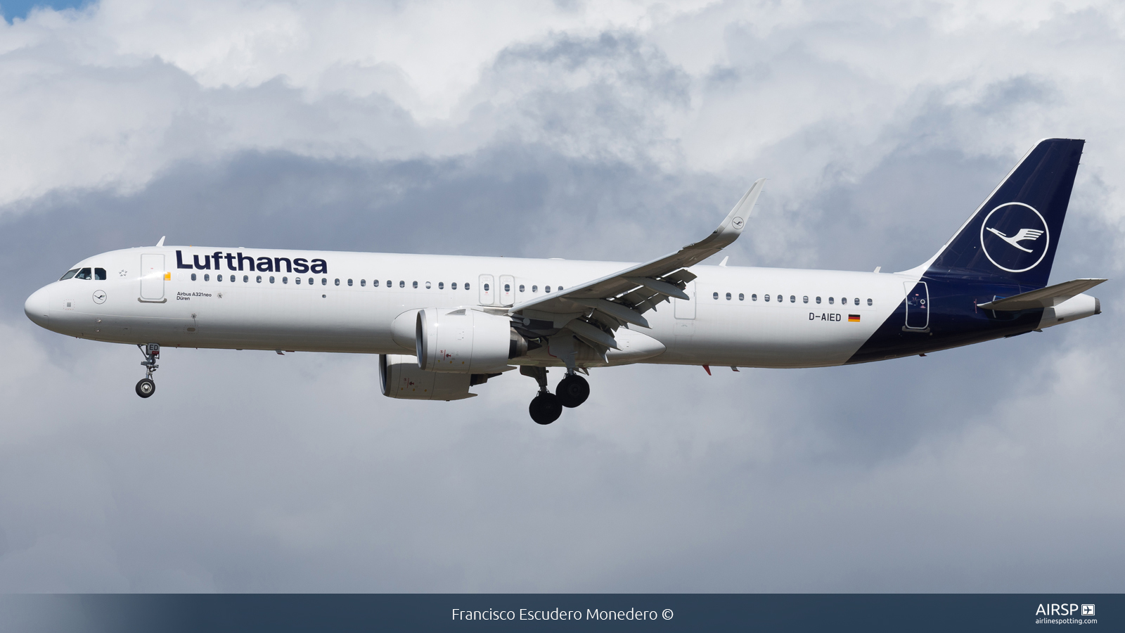 Lufthansa  Airbus A321neo  D-AIED