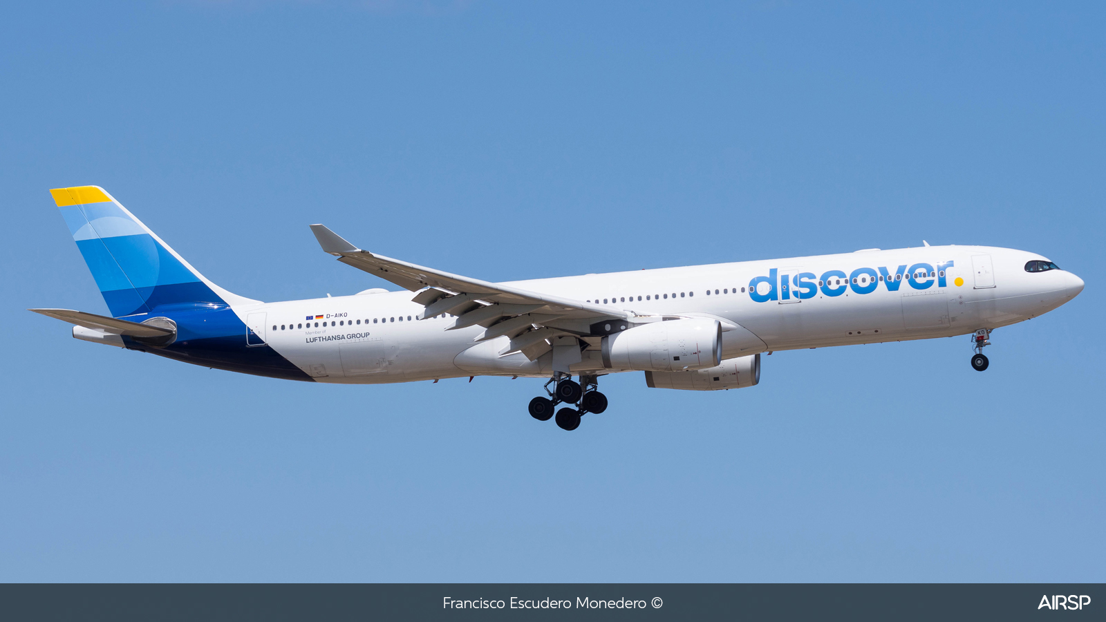 Discover Airlines  Airbus A330-300  D-AIKO