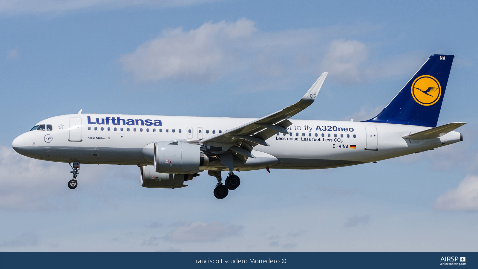Lufthansa  Airbus A320neo  D-AINA