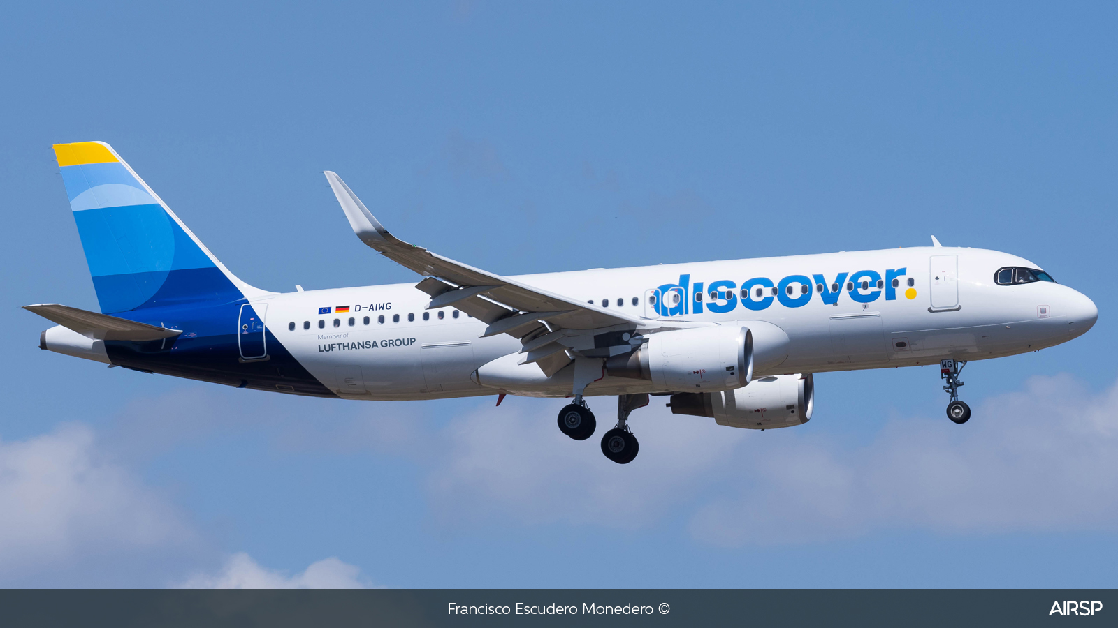 Discover Airlines  Airbus A320  D-AIWG
