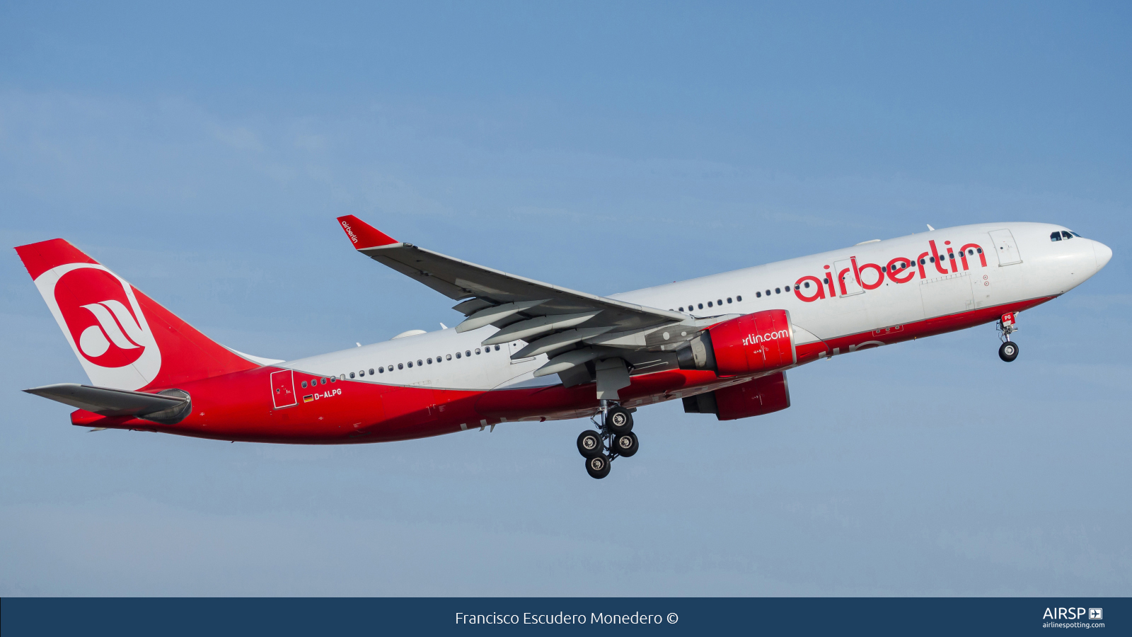 Air Berlin  Airbus A330-200  D-ALPG