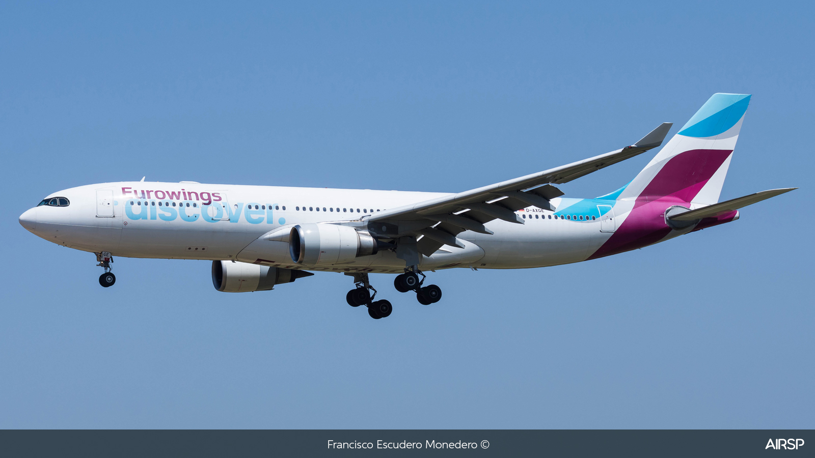 Eurowings Discover  Airbus A330-200  D-AXGE