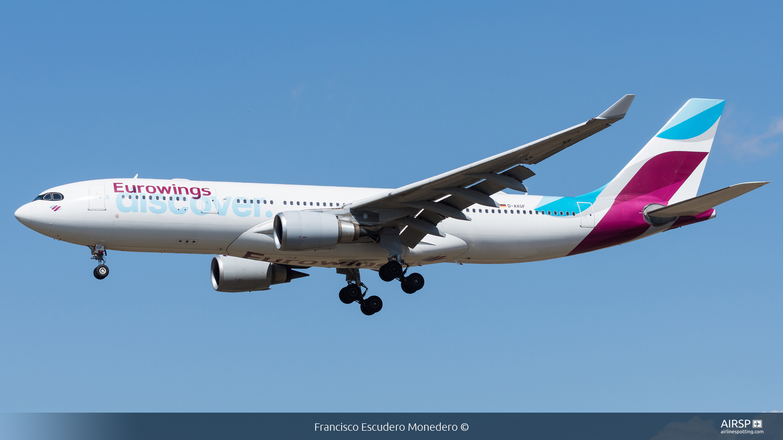 Eurowings Discover  Airbus A330-200  D-AXGF