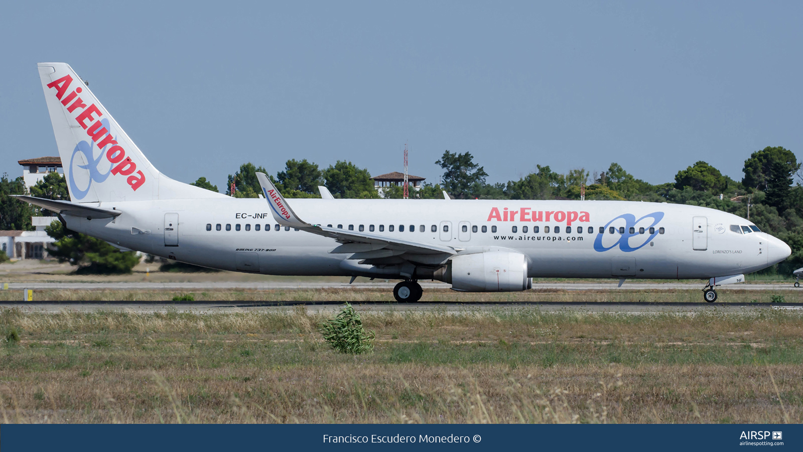 Air Europa  Boeing 737-800  EC-JNF