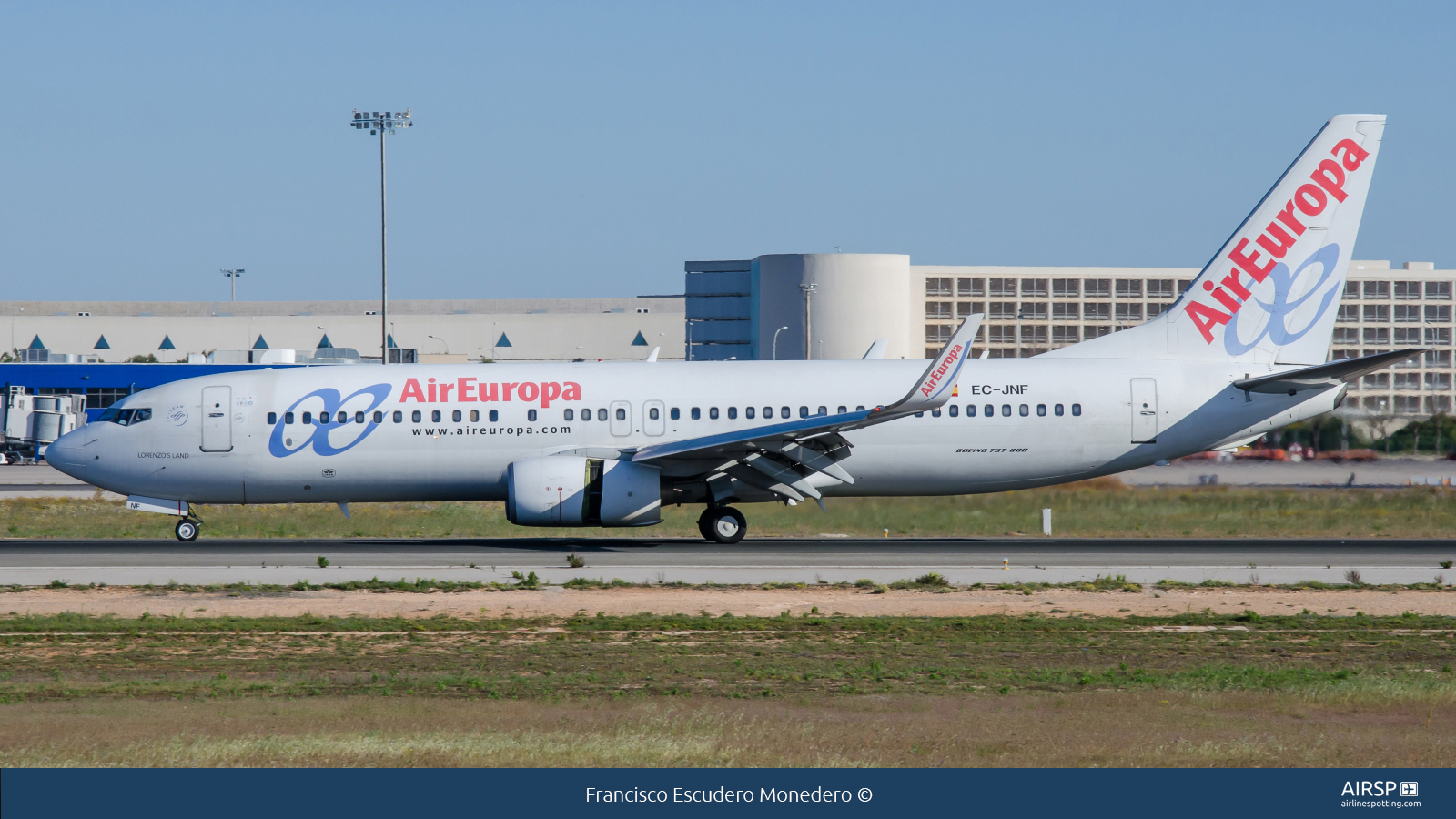 Air Europa  Boeing 737-800  EC-JNF