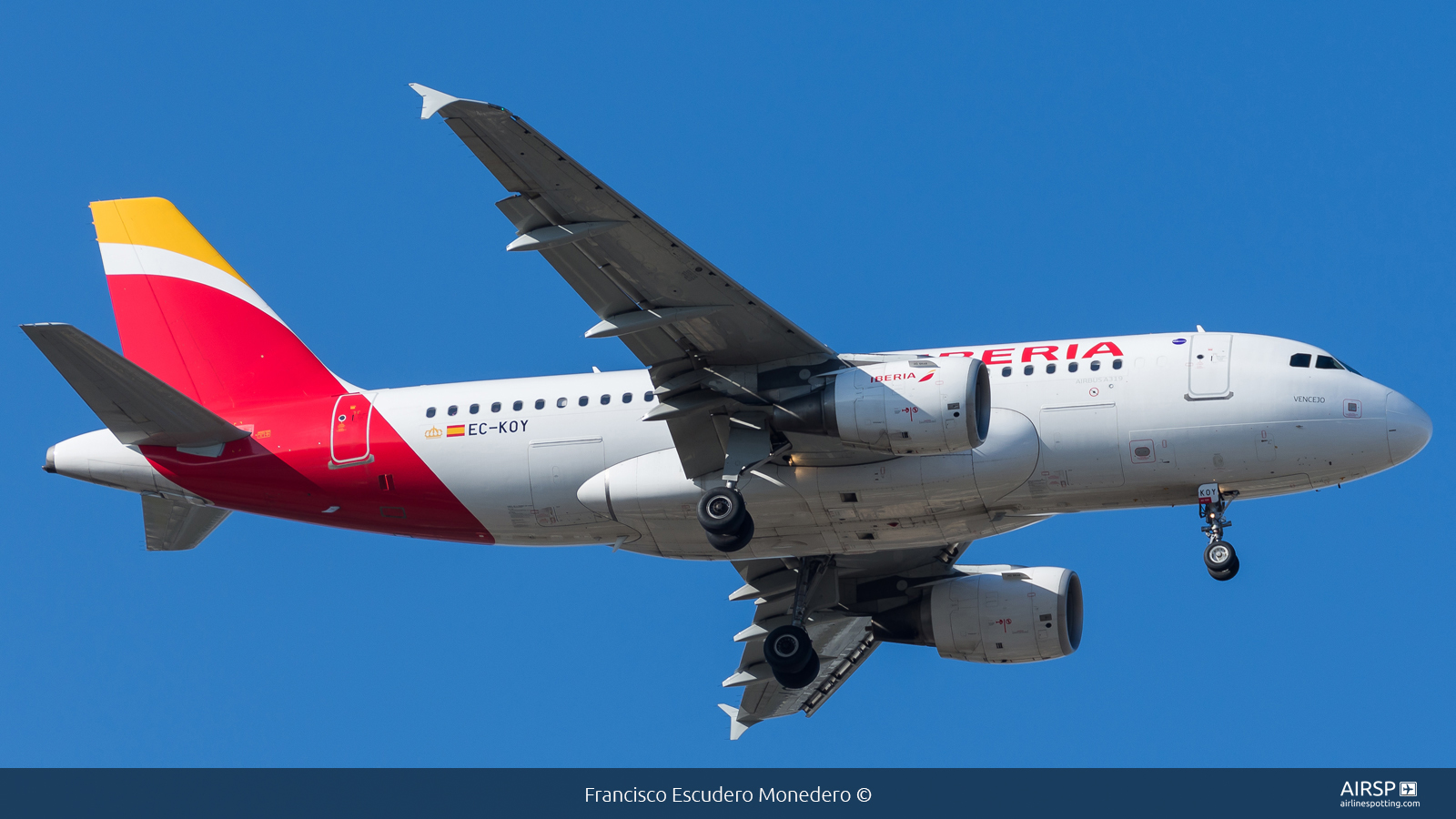 Iberia  Airbus A319  EC-KOY