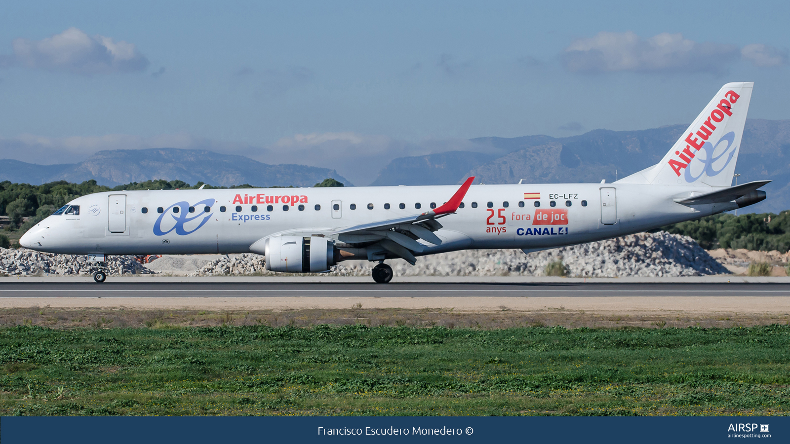 Air Europa Express  Embraer E195  EC-LFZ