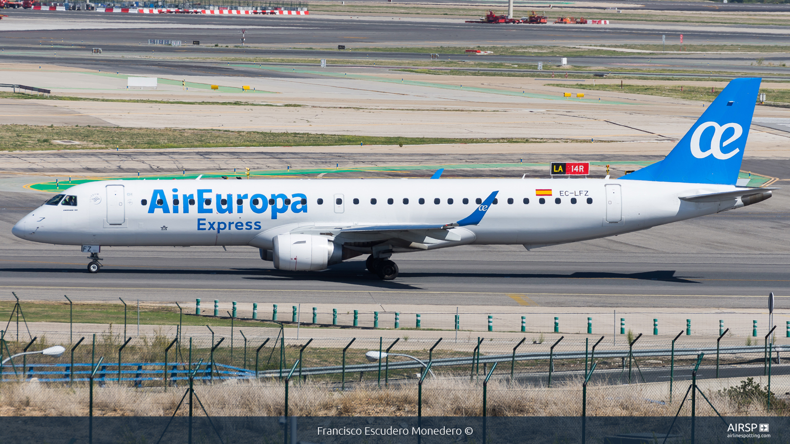 Air Europa Express  Embraer E195  EC-LFZ