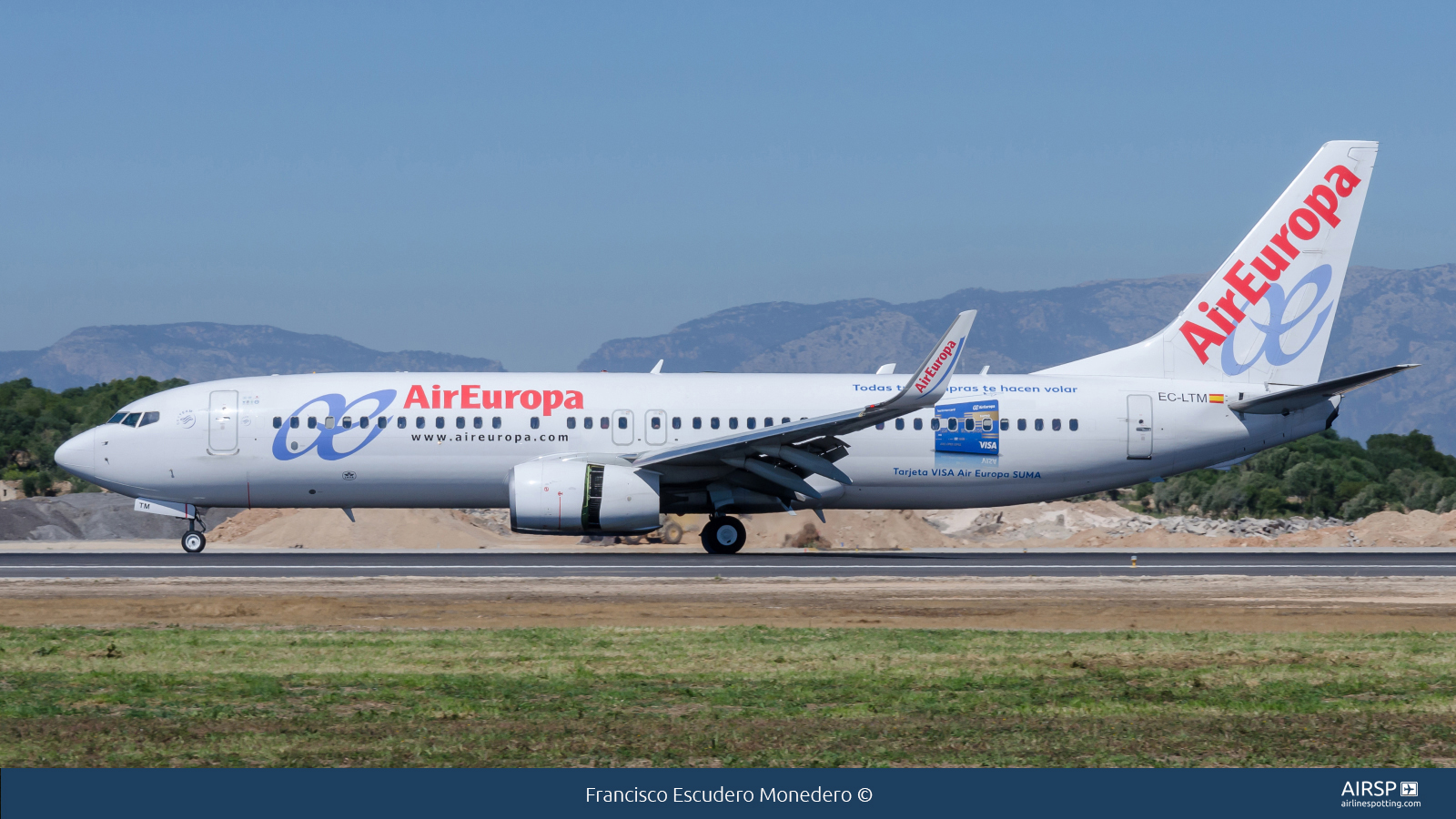 Air Europa  Boeing 737-800  EC-LTM