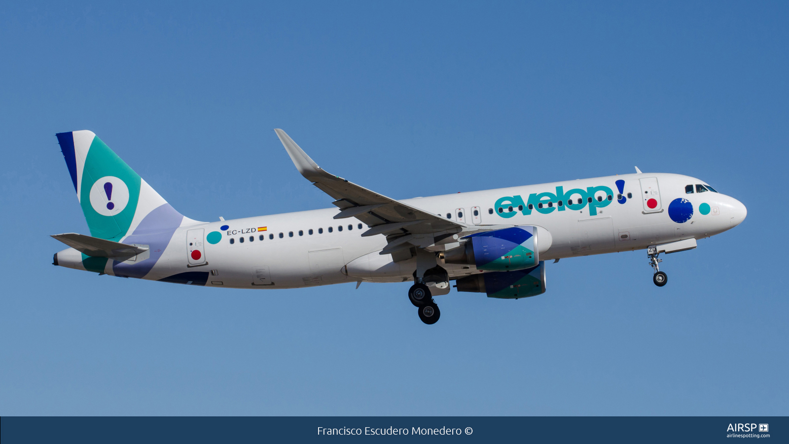 Evelop Airlines  Airbus A320  EC-LZD