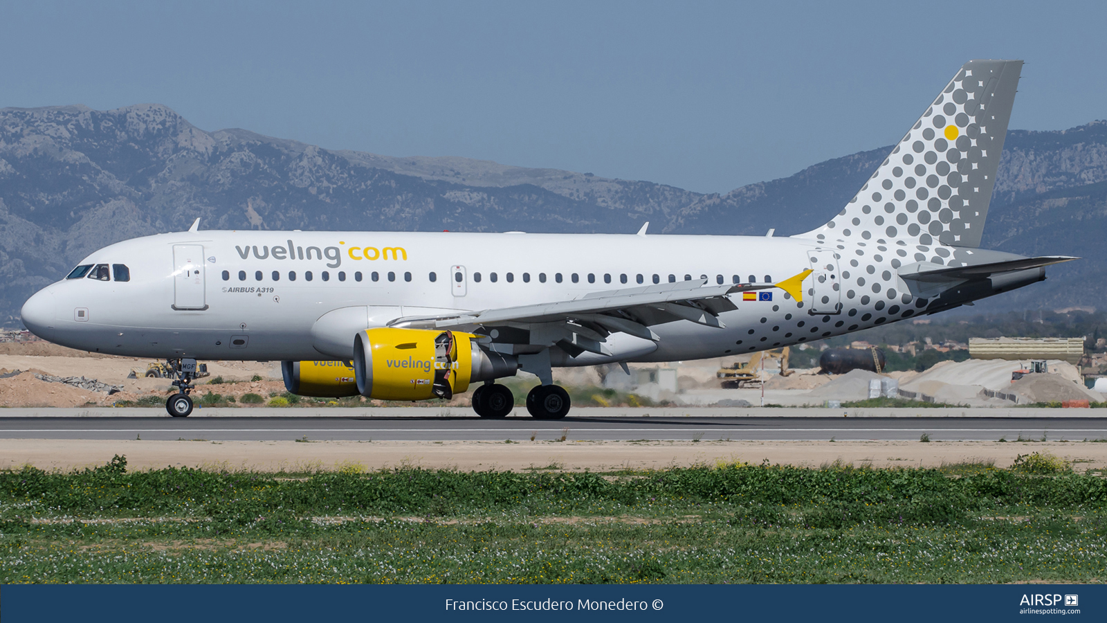 Vueling  Airbus A319  EC-MGF