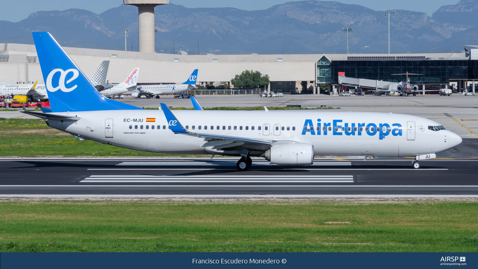 Air Europa  Boeing 737-800  EC-MJU