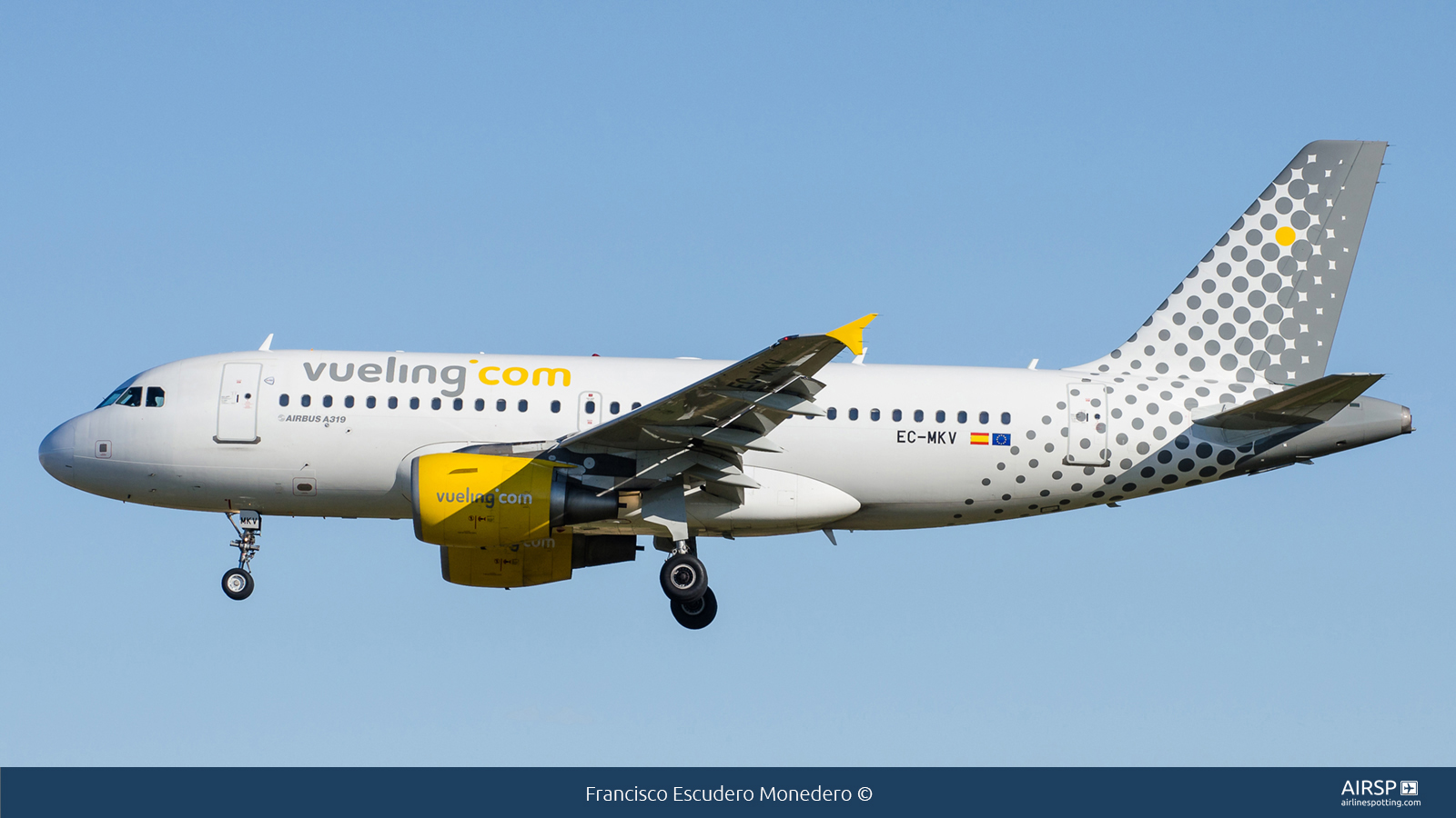 Vueling  Airbus A319  EC-MKV