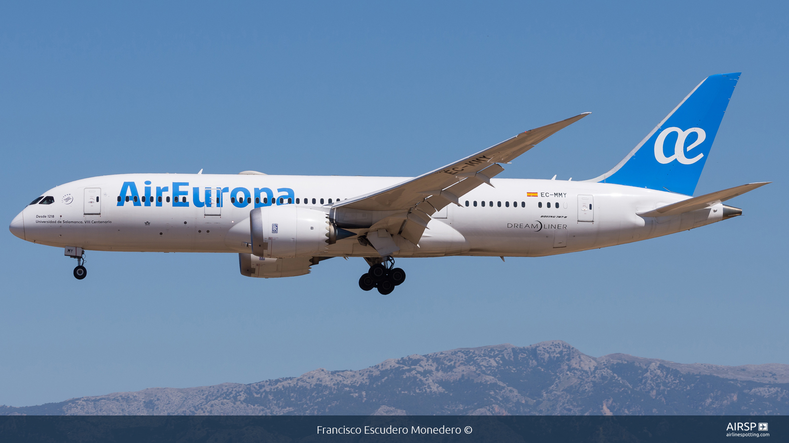 Air Europa  Boeing 787-8  EC-MMY