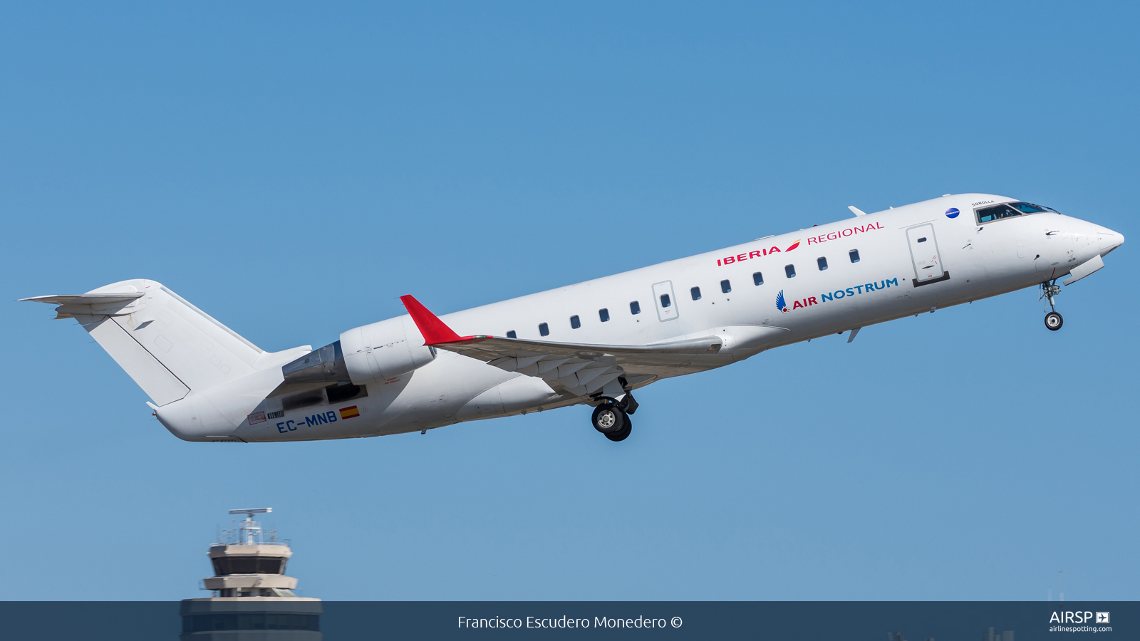 Air Nostrum Iberia Regional  Mitsubishi CRJ-200  EC-MNB